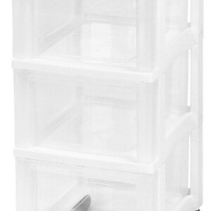 Mobile 3 Drawer Storage Organizer Cart