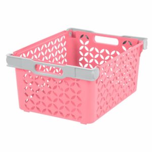 Stackable Open Front Storage Basket