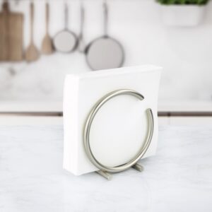 Neat Raised Open Frame Metal Napkin Holder