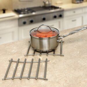 Space Saving Heat Resistant Metal Countertop Trivet Stand