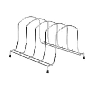 Slim Adjustable Cookware and Cutting Board Organizer