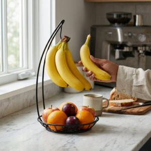 Freestanding Metal Banana Hanging Stand