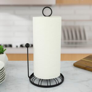 Versatile Balanced Freestanding Metal Paper Towel Holder