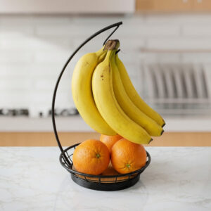 Simple Freestanding Metal Banana Hanging Stand