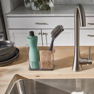 Compact Sink Sponge and Brush Organizer