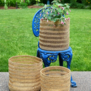 Woven Lace Storage Basket Medium