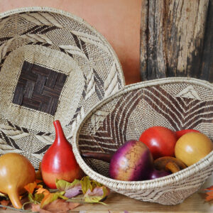 Large Woven Crown Basket