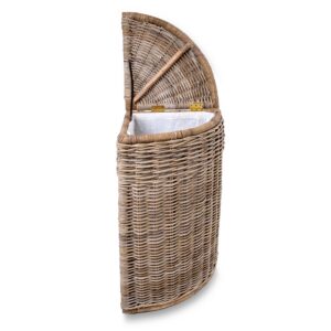 Natural Corner Natural Wicker Laundry Hamper